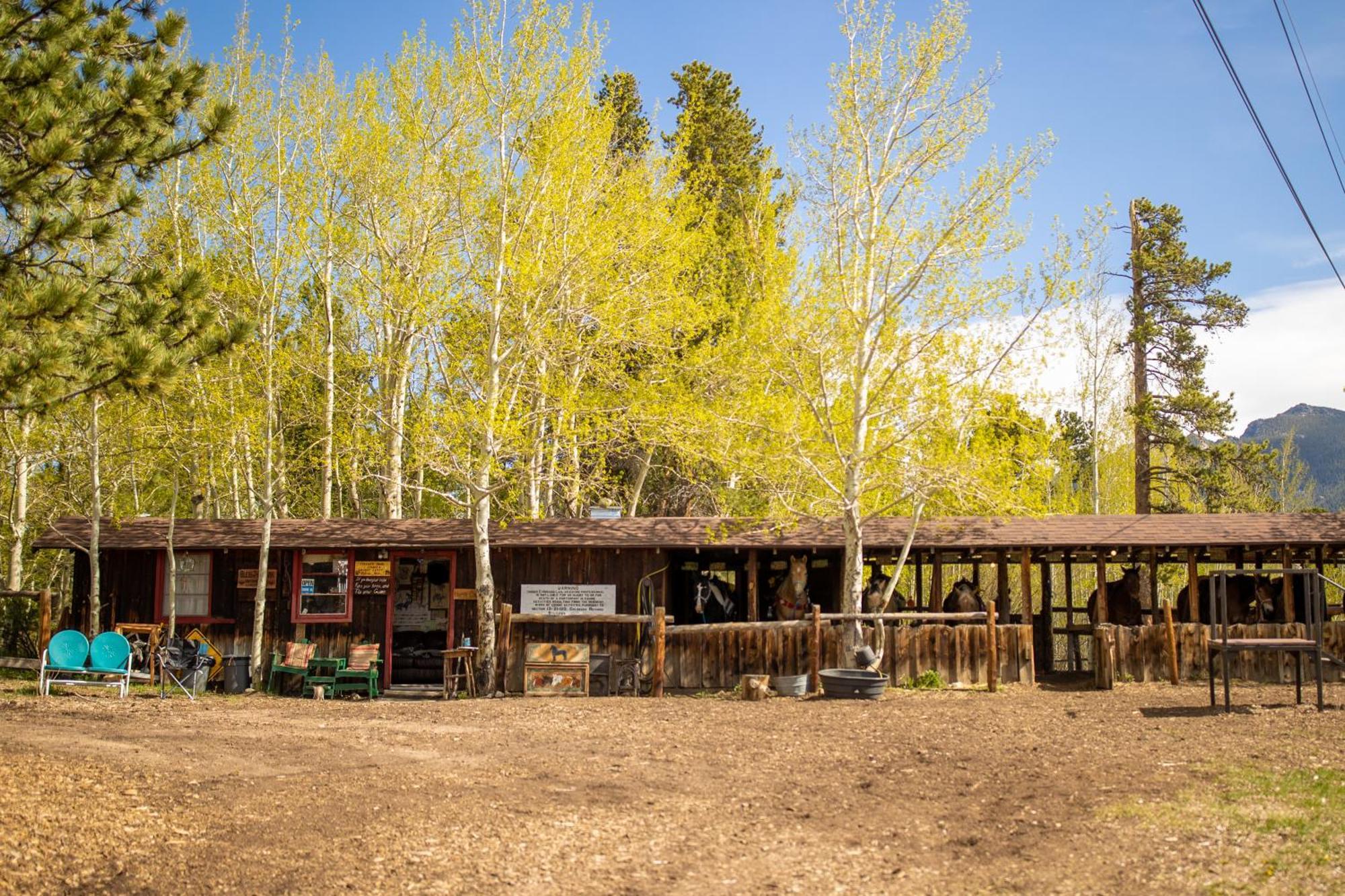 The Meeker Park Lodge Allenspark Exterior photo